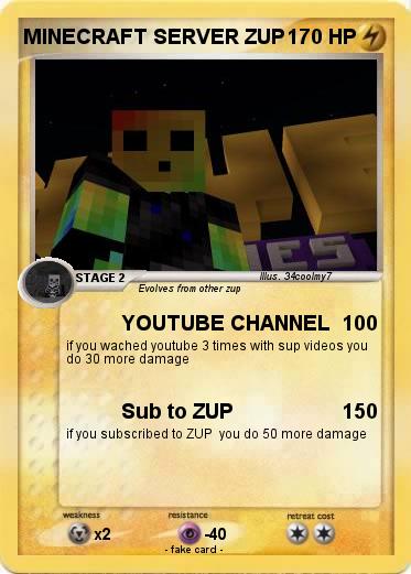Pokemon MINECRAFT SERVER ZUP