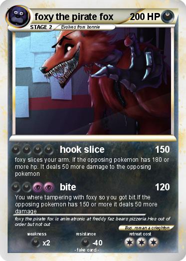 Pokemon foxy the pirate fox
