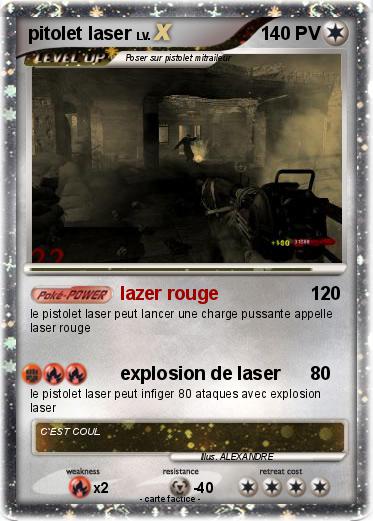 Pokemon pitolet laser