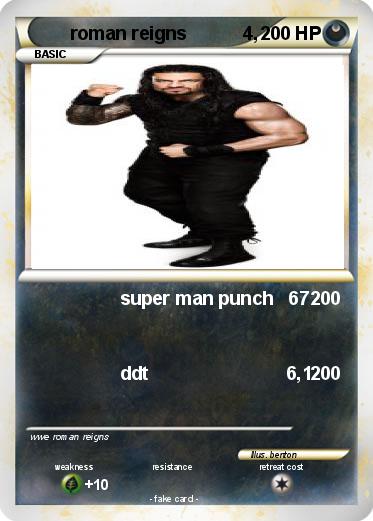 Pokemon roman reigns           4,