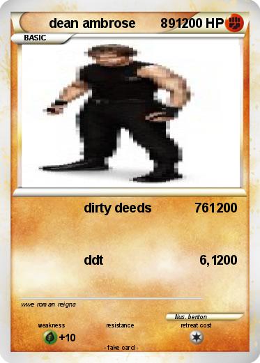 Pokemon dean ambrose       891