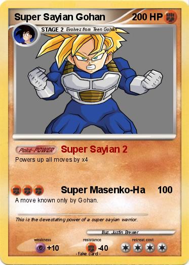 Pokemon Super Sayian Gohan