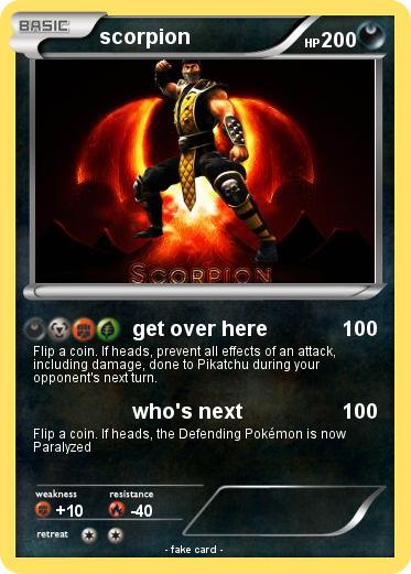 Pokemon scorpion