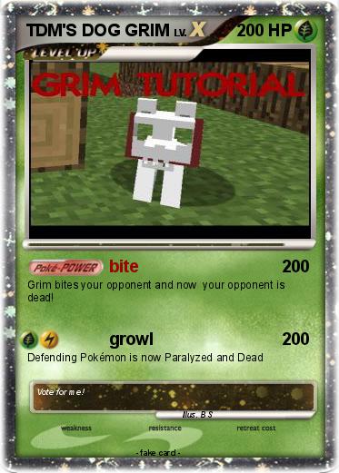 Pokemon TDM'S DOG GRIM