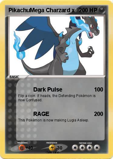 Pokemon PikachuMega Charzard x