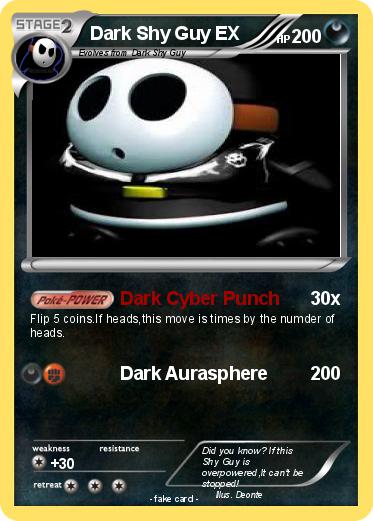 Pokemon Dark Shy Guy EX