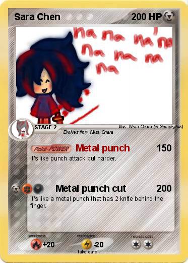 Pokemon Sara Chen