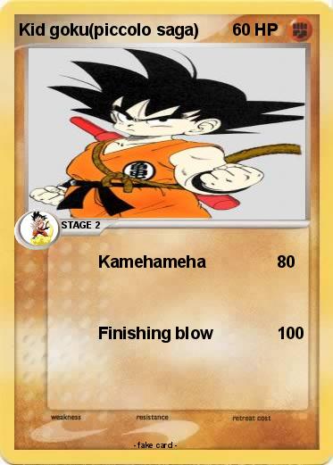Pokemon Kid goku(piccolo saga)