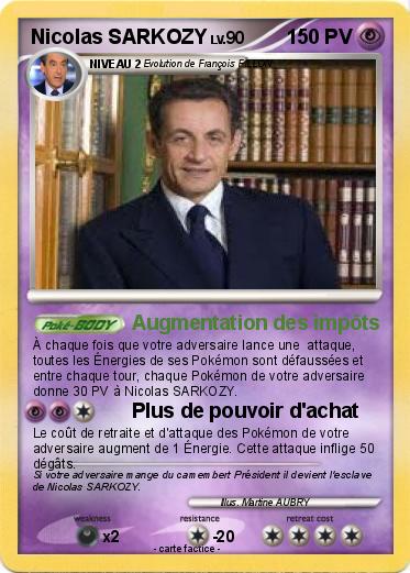 Pokemon Nicolas SARKOZY