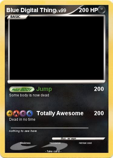 Pokemon Blue Digital Thing