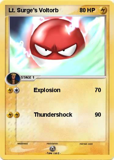Pokemon Lt. Surge's Voltorb