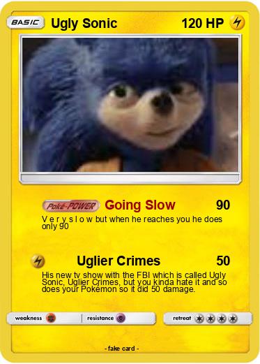 Pokemon Ugly Sonic