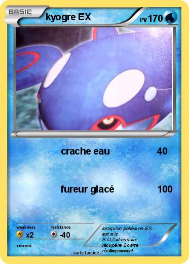 Pokemon kyogre EX