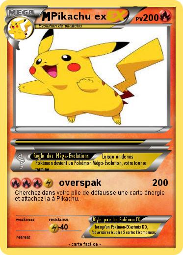 Pokemon Pikachu ex