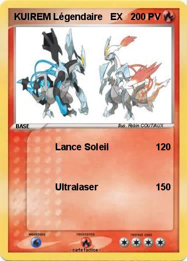Pokemon KUIREM Légendaire   EX