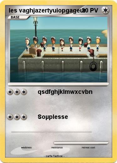 Pokemon les vaghjazertyuiopgageur