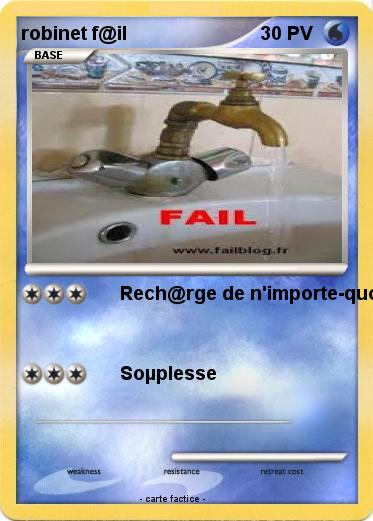 Pokemon robinet f@il