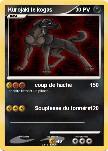 Pokemon Kurojaki le kogas