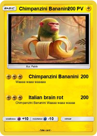 Pokemon Chimpanzini Bananini