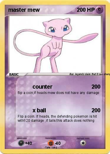 Pokemon master mew