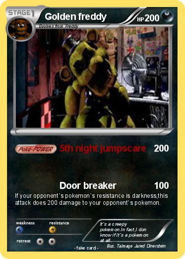 Pokemon Golden freddy