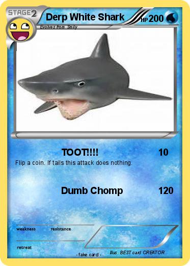 Pokemon Derp White Shark