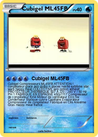 Pokemon Cubigel ML45FB