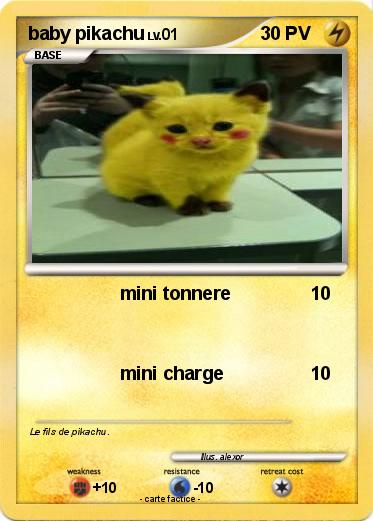 Pokemon baby pikachu
