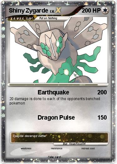 Pokemon Shiny Zygarde