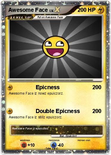 Pokemon Awesome Face