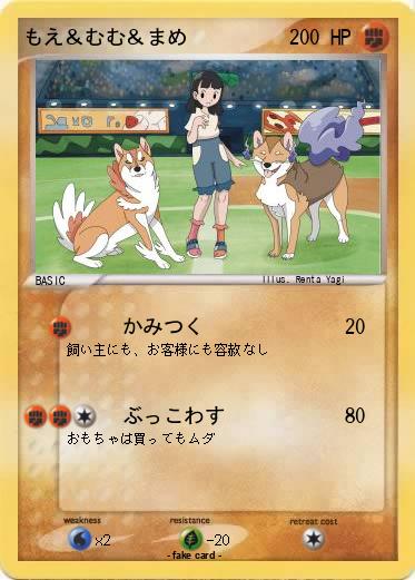 Pokemon もえ＆むむ＆まめ