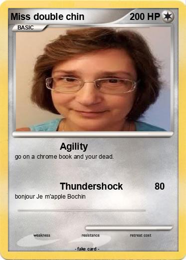 Pokemon Miss double chin