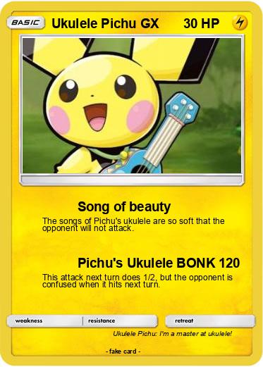 Pokemon Ukulele Pichu GX
