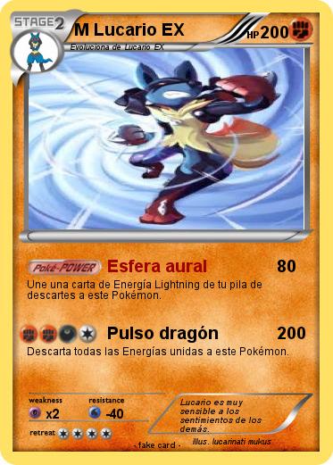 Pokemon M Lucario EX