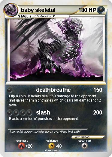Pokemon baby skeletal