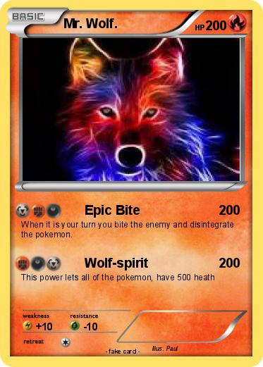 Pokemon Mr. Wolf.