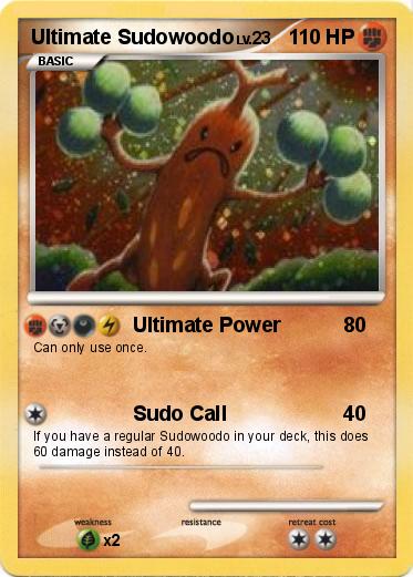 Pokemon Ultimate Sudowoodo