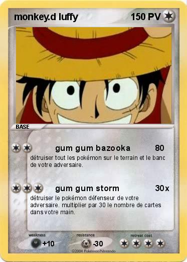 Pokemon monkey.d luffy