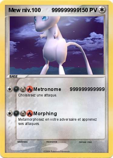 Pokemon Mew niv.100       999999999