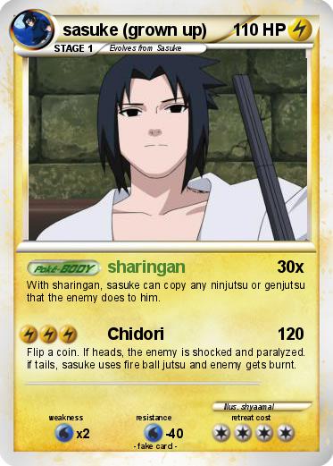 Pokemon sasuke (grown up)