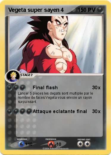 Pokemon Vegeta super sayen 4