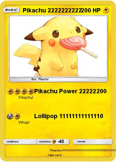 Pokemon Pikachu 2222222222