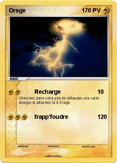 Pokemon Orage