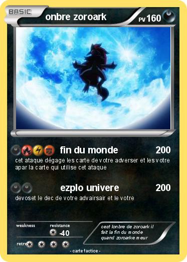 Pokemon onbre zoroark