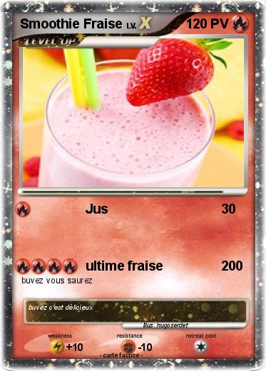 Pokemon Smoothie Fraise