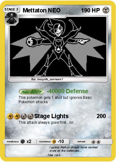 Pokemon Mettaton NEO