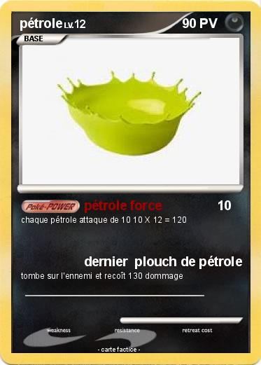 Pokemon pétrole