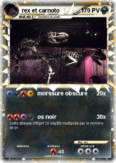 Pokemon rex et carnoto