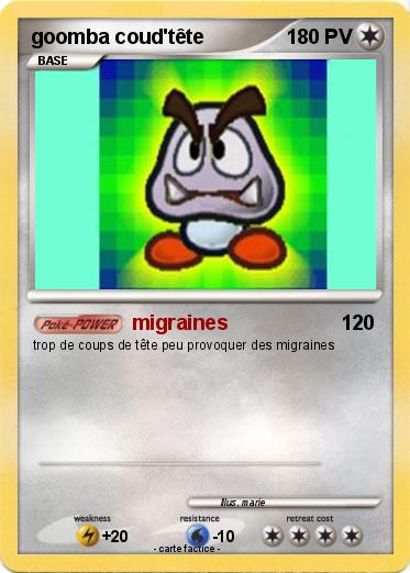 Pokemon goomba coud'tête