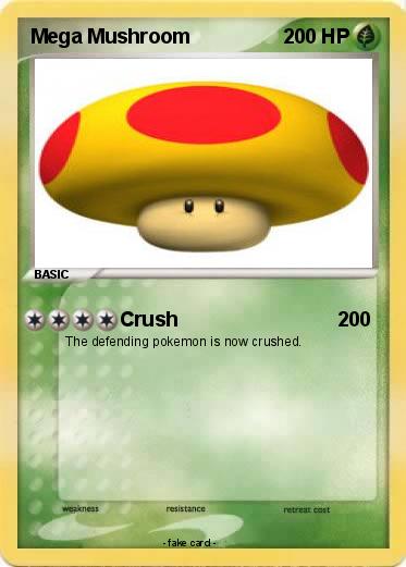 Pokemon Mega Mushroom